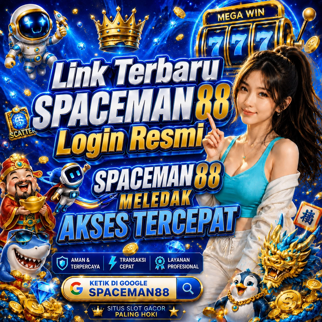 SPACEMAN88 ୨୧ Link Resmi Game Online Seru Pasti JP Anti Blokir